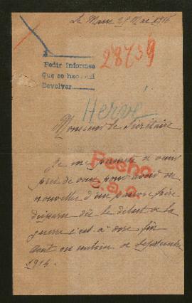 Expediente de Joseph Fernand Hervé