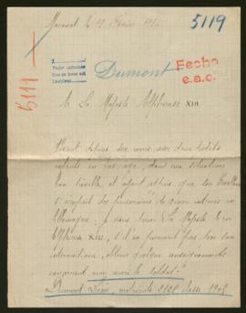 Expediente de Léon Dumont