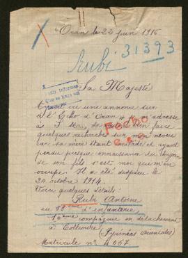 Expediente de Antoine Rubi