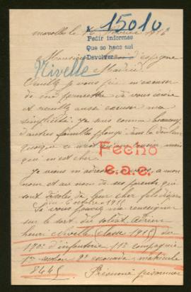 Expediente de Adrien Henri Nivelle