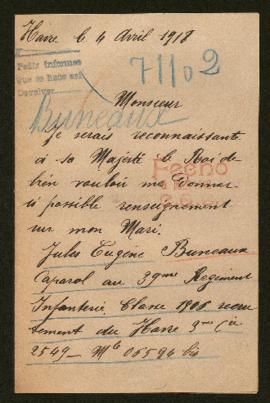 Expediente de Jules Eugène Buneaux