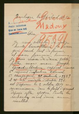 Expediente de Joseph Girard-Madoux