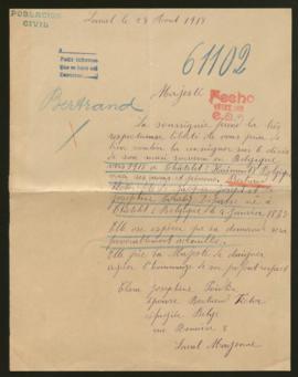 Expediente de Victor Bertrand