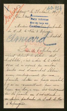 Expediente de Léontine Amiard Potentier, Alphonse Potentier, Léa Hachet y Henriette Claisse