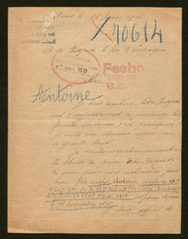 Expediente de Eugène Antoine