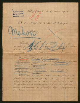 Expediente de Henri Paul Marie Mahon