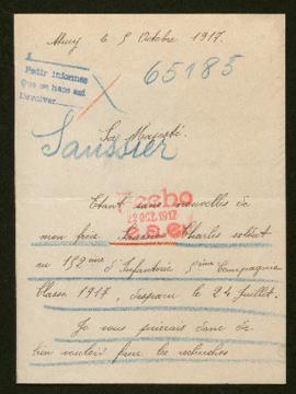 Expediente de Charles Saussier