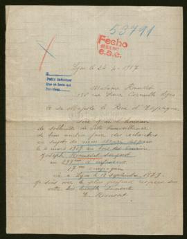 Expediente de Joseph Rousset