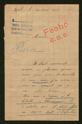 Expediente de Alexandre Marie Purei