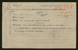 Expediente de Isaac Levy