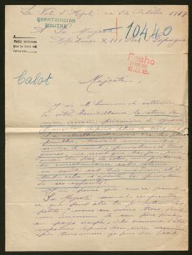 Expediente de Albert Calot