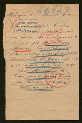 Expediente de Jean Marie Morvan