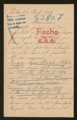 Expediente de Louis Aldolphe Alfred Riquer