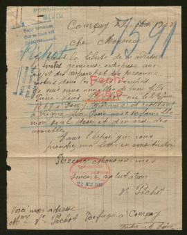 Expediente de Pierre Louis Pichot y familia