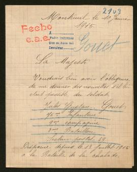 Expediente de Jules Gustave Gouet