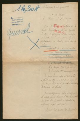 Expediente de René Maurice André Quesnel