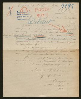 Expediente de Marcel Debelut