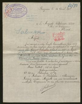 Expediente de Georges Salmon