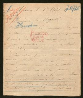 Expediente de Ferdinand Marcel Huet