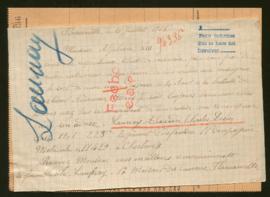 Expediente de Alexandre Charles Désiré Launay