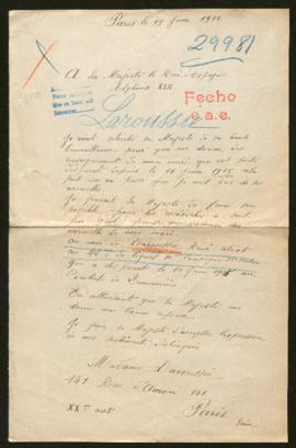 Expediente de René Laroussie