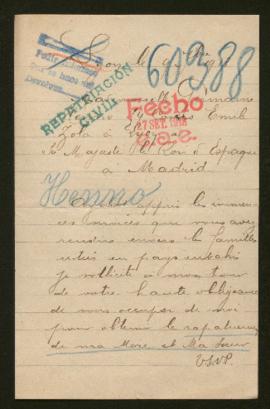 Expediente de la familia Henno Dumont