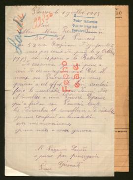 Expediente de Pierre Laudu