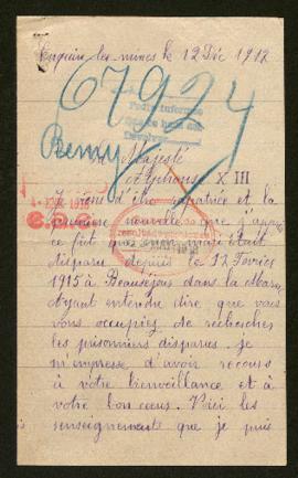 Expediente de Alfred Victor Rémy