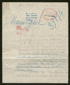 Expediente de madame veuve Mazingue Dubois y la familia Plantain-Mazingue