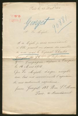 Expediente de Charles Georget