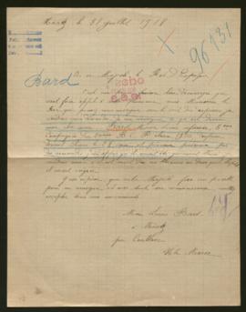 Expediente de Marie Louis Bard