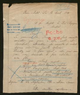 Expediente de Albert Auguste Eymery