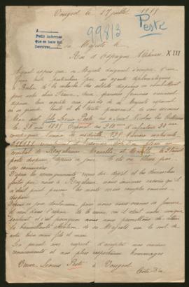 Expediente de Louis Peste