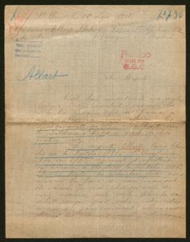 Expediente de Louis Charles Allart