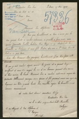 Expediente de la familia van Lier Crabbé