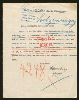 Expediente de Johann Sodzawiczny