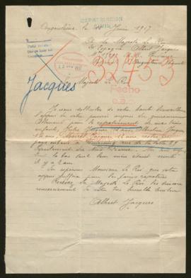 Expediente de la familia de Albert Jacques