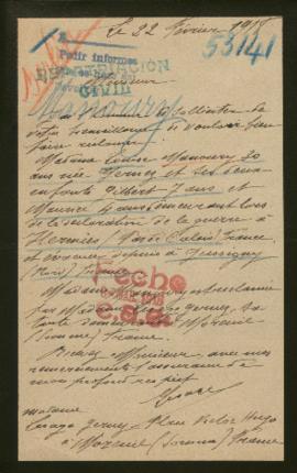 Expediente de la familia Manoury Gernez