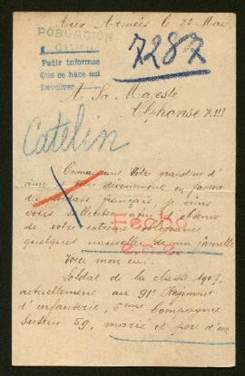 Expediente de la familia de Désiré Catelin