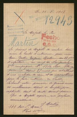 Expediente de Gaston Eugène Martin