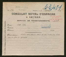 Expediente de José Levy