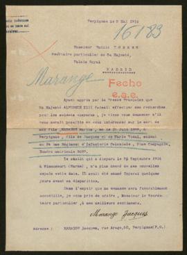 Expediente de Marius Marange