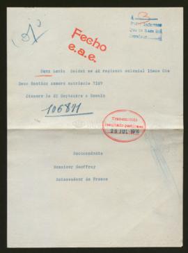 Expediente de Louis Roux