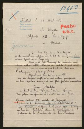 Expediente de Antoine Gironce