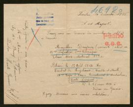 Expediente de Marcellin Daujam