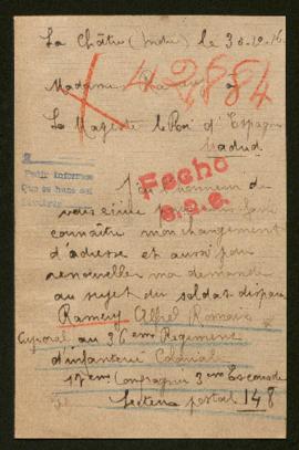 Expediente de Alfred Romain Ramery