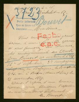 Expediente de André Jean Bouvet