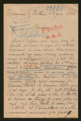 Expediente de Albert Lefebvre