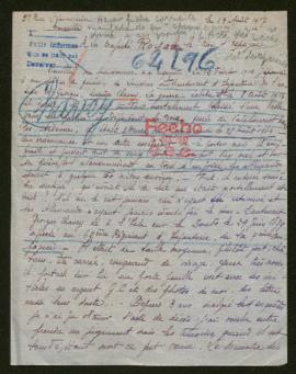 Expediente de Georges-Eugène Chavey