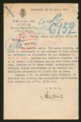 Expediente de Henri de Cortá